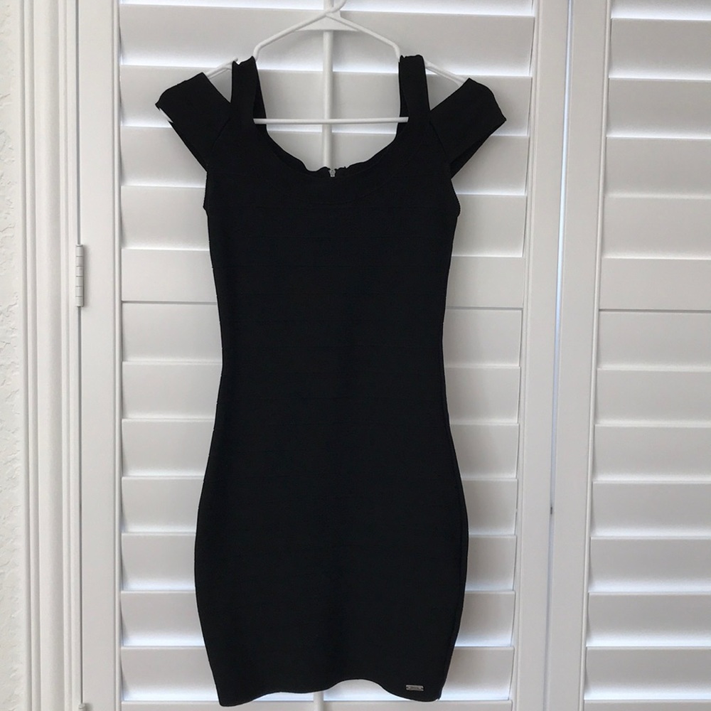 Guess black bandage dress
